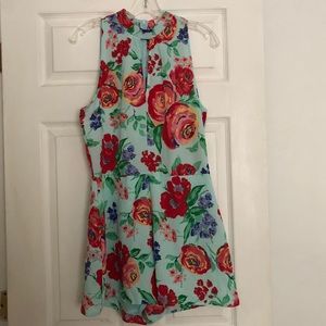 Floral romper from boutique